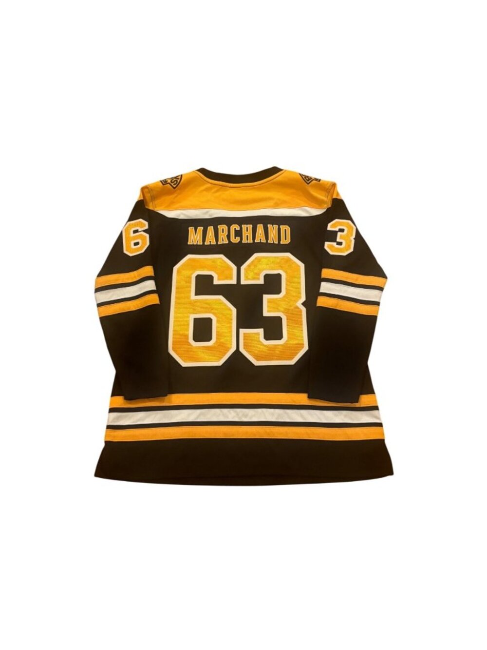 Fanatics Boston Bruins Brad Marchand #63 NHL Hockey Jersey Women's Large